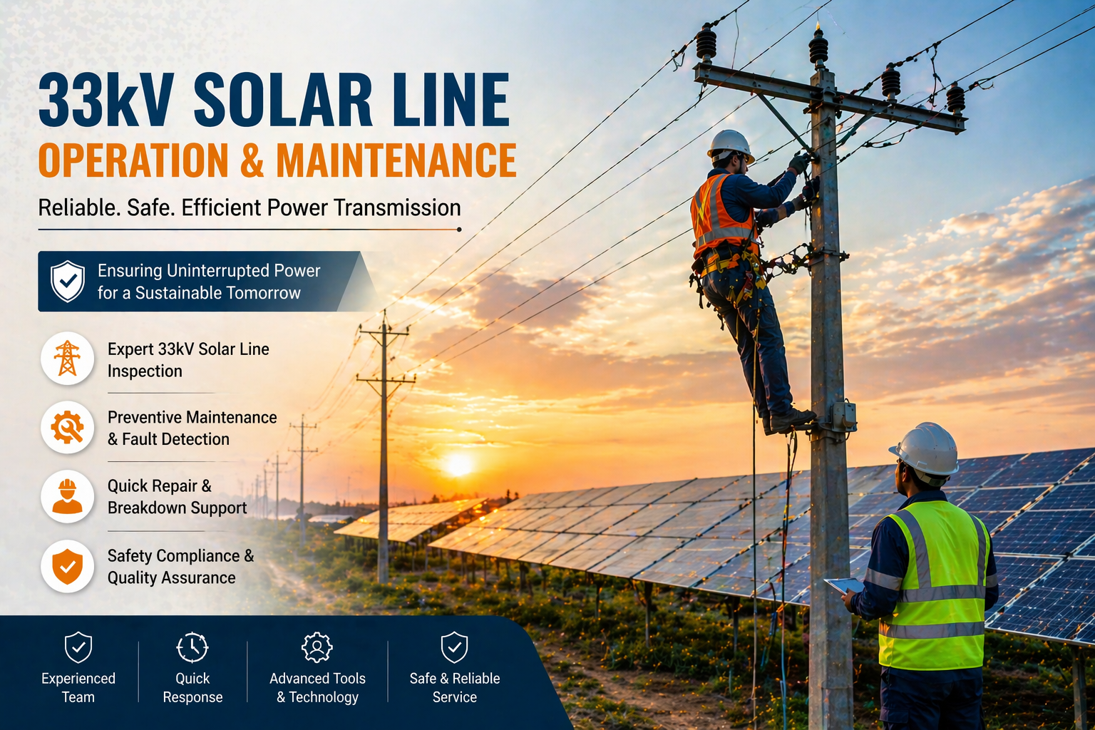 33kV-Solar-Line-Operation-Maintenance